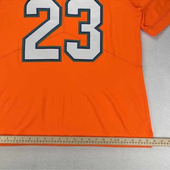 Jay Ajayi #23 Miami Dolphins Nike Vapor Untouchable Color Rush Limited Jersey 52 - Picture 7 of 13